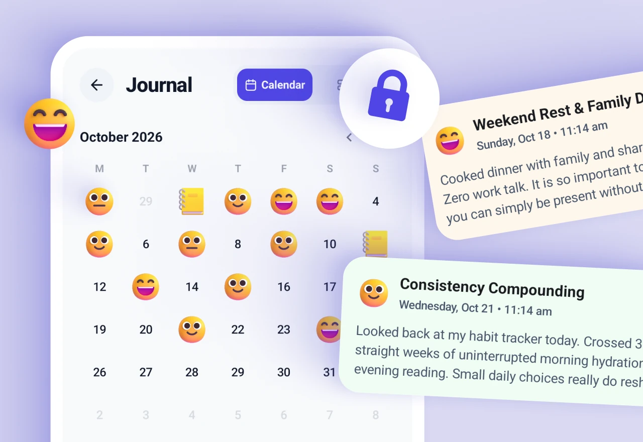 Private Mood Journal with Lock